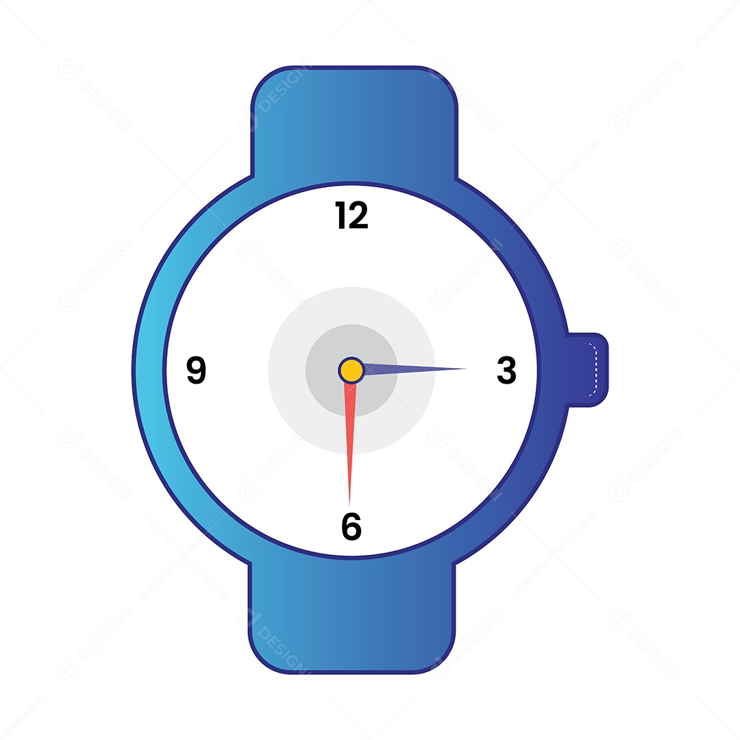 Ícone de Relógio Ilustração Vetor EPS