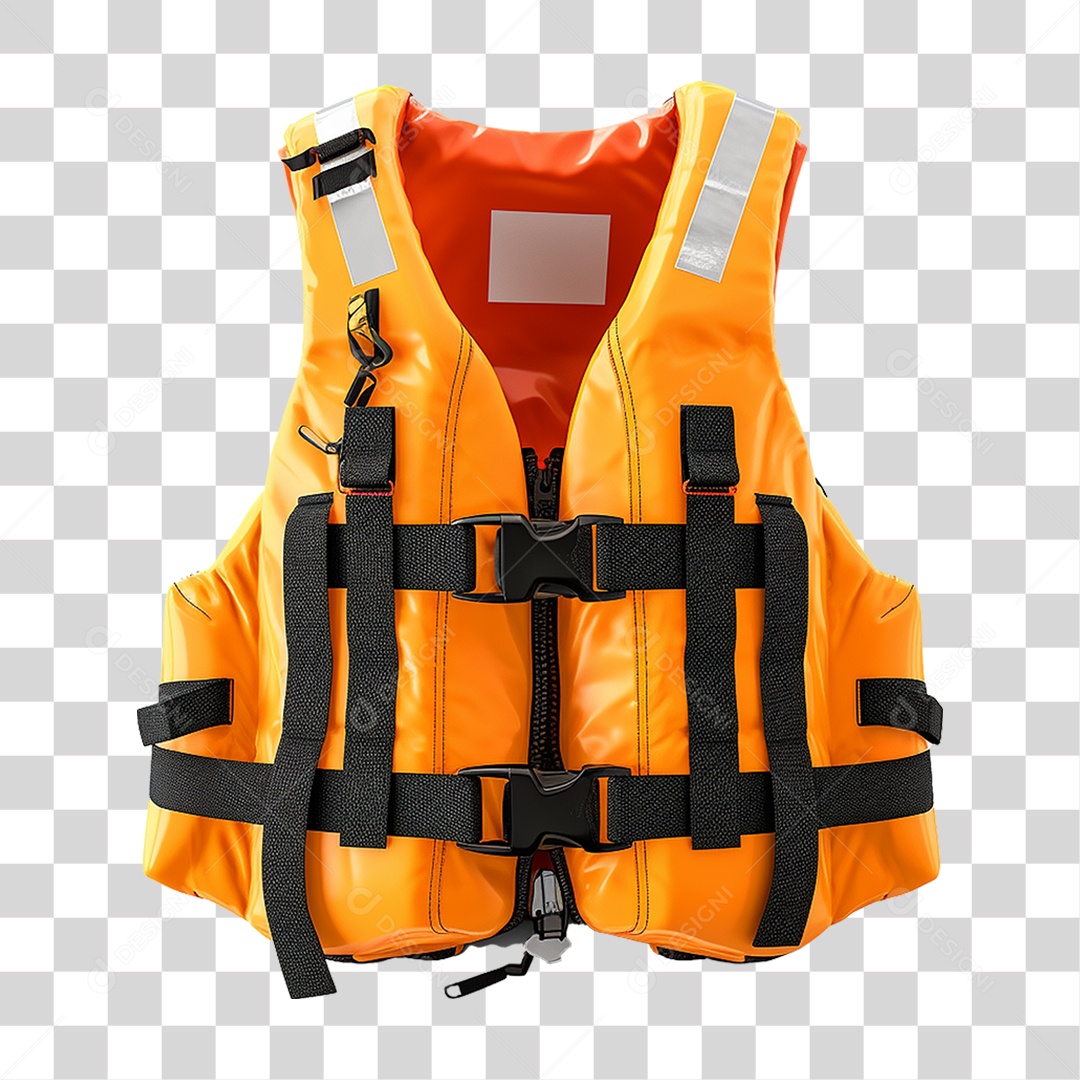Colete Salva Vidas Embarcação PNG Transparente