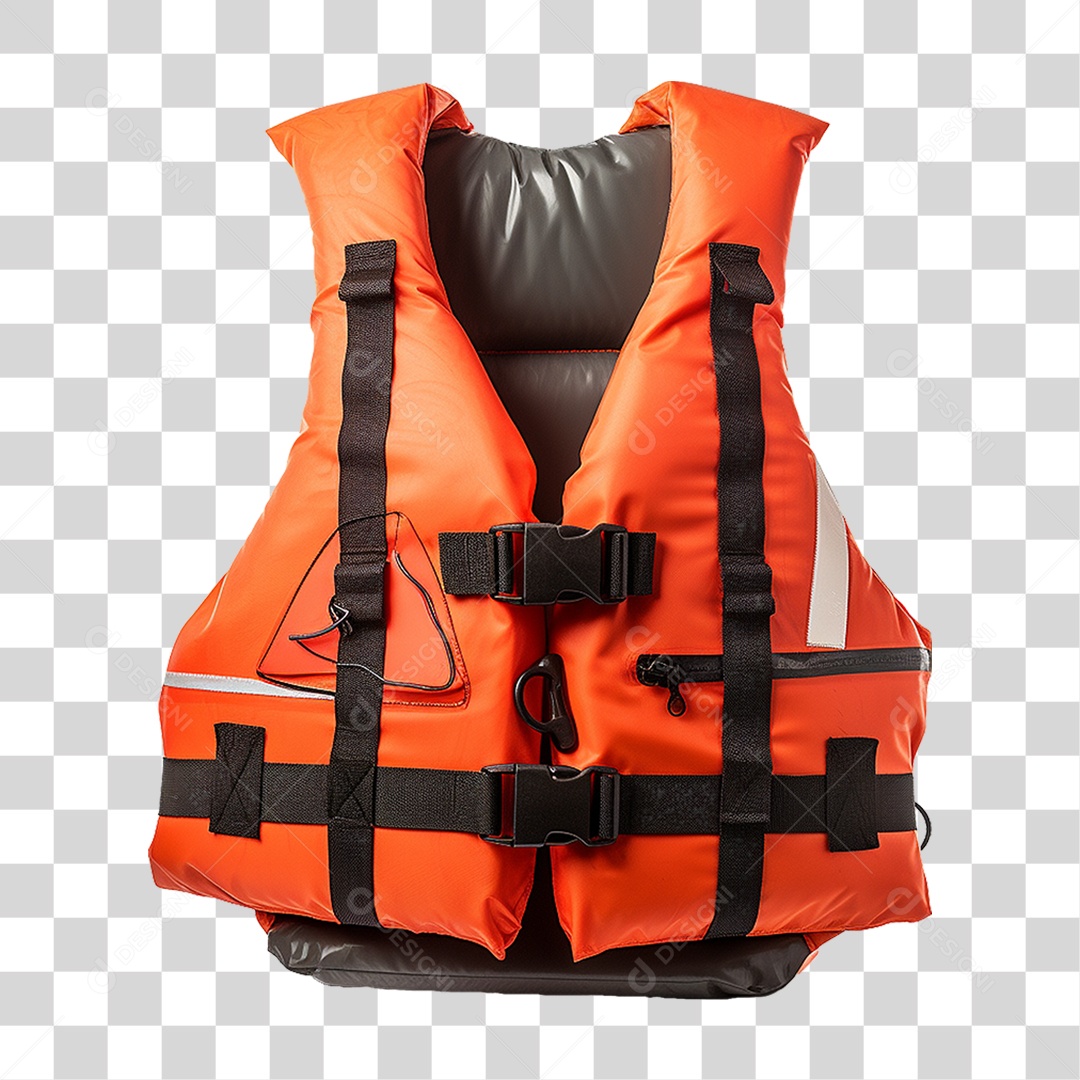 Colete Salva Vidas Embarcação PNG Transparente