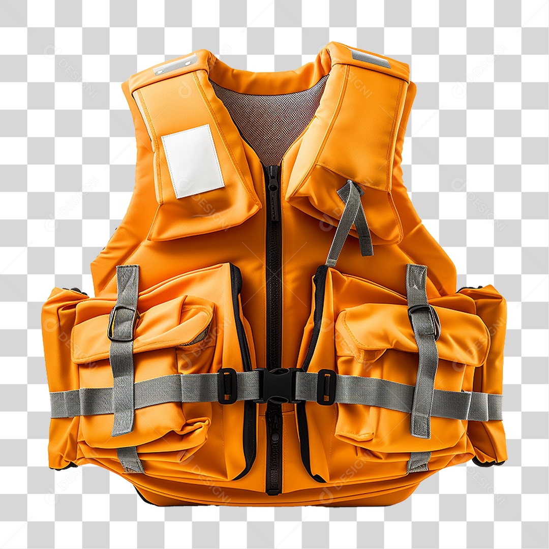 Colete Salva Vidas Embarcação PNG Transparente