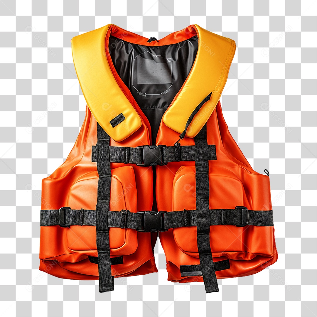 Colete Salva Vidas Embarcação PNG Transparente