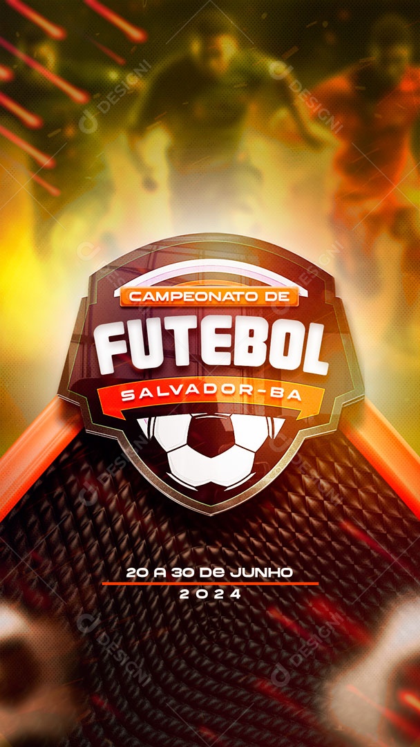 Story Brasão Campeonato De Futebol PSD Editável