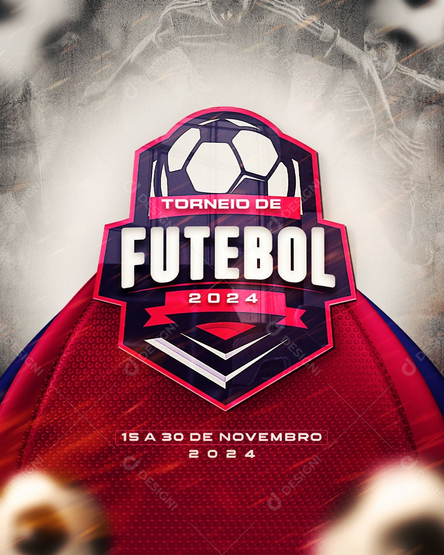 Story Brasão Torneio De Futebol 2024 PSD Editável