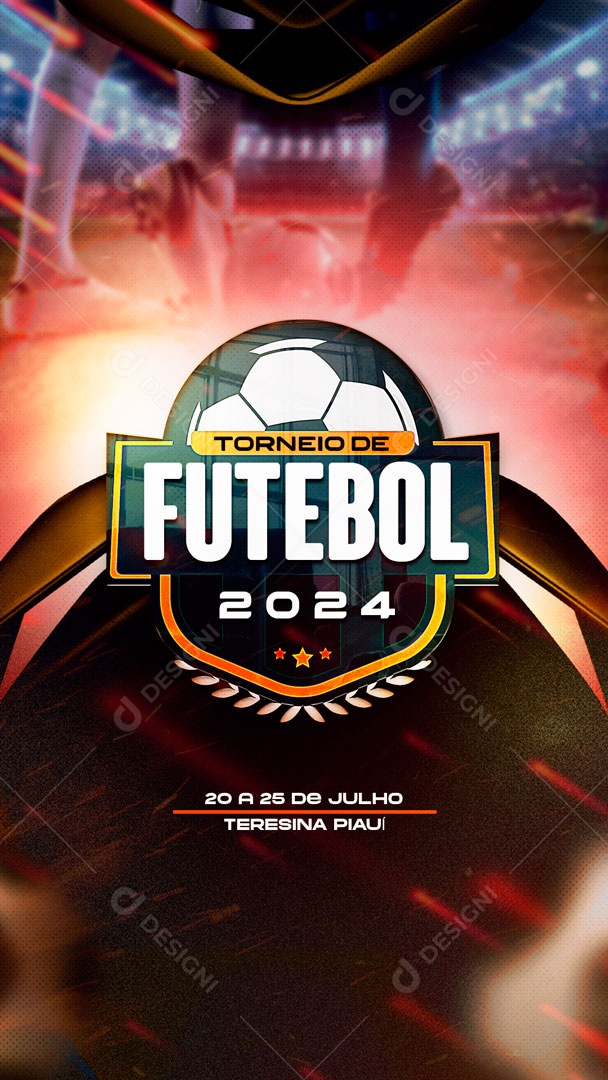 Story Brasão Torneio De Futebol 2024 Para Composição PSD