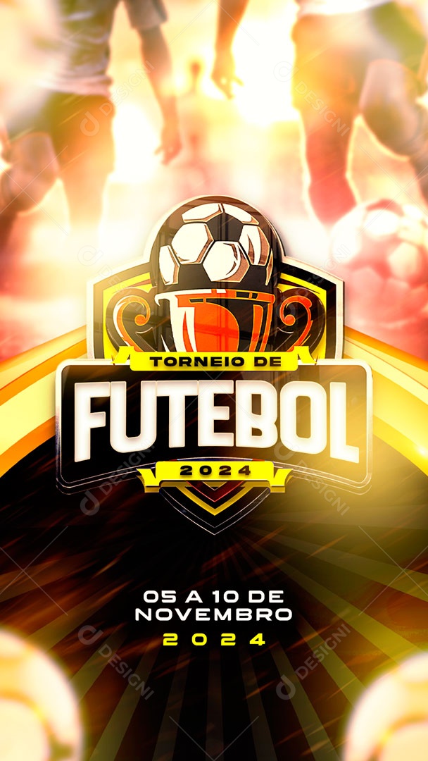 Story Brasão Torneio De Futebol 2024 Para Composição PSD