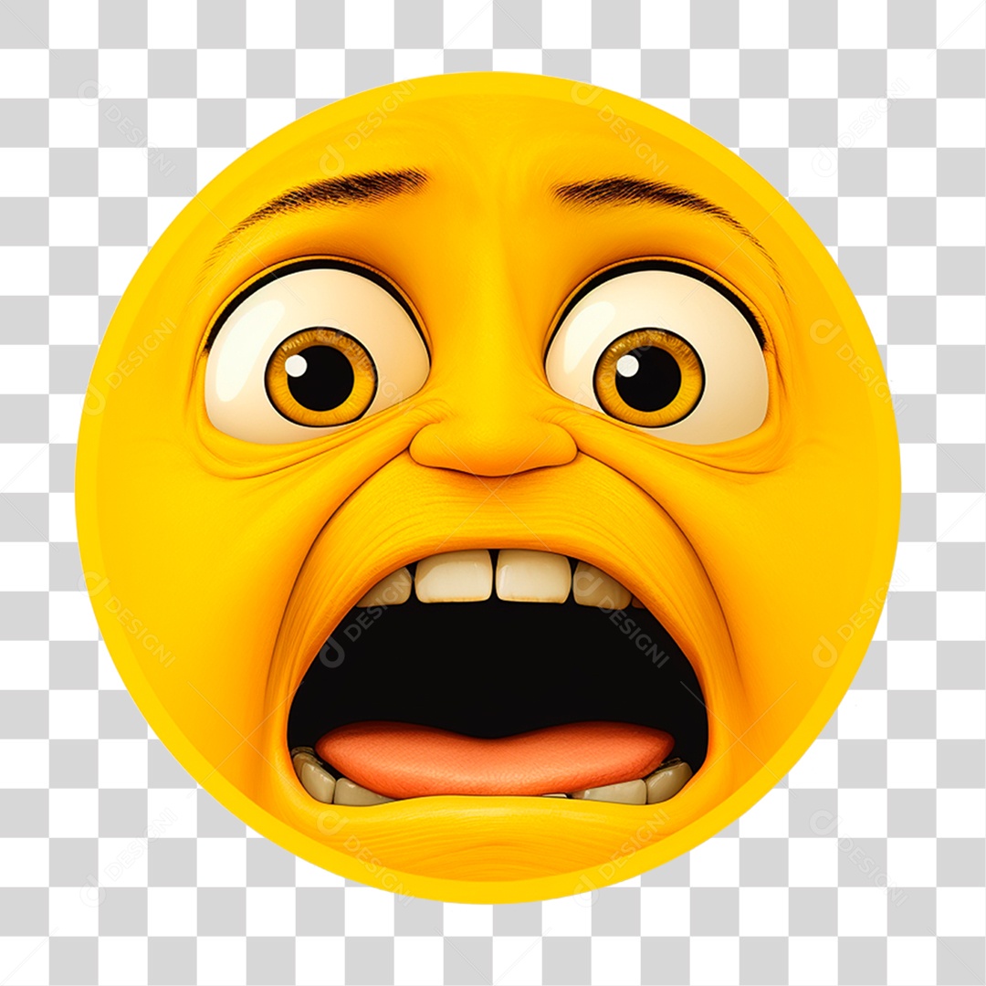 Emoji Carinha Rosto Expressão PNG Transparente