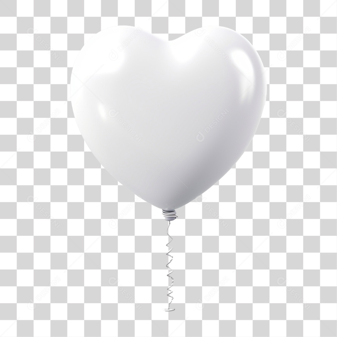 Coração Balão Amor Carinho Tamanhos PNG Transparente