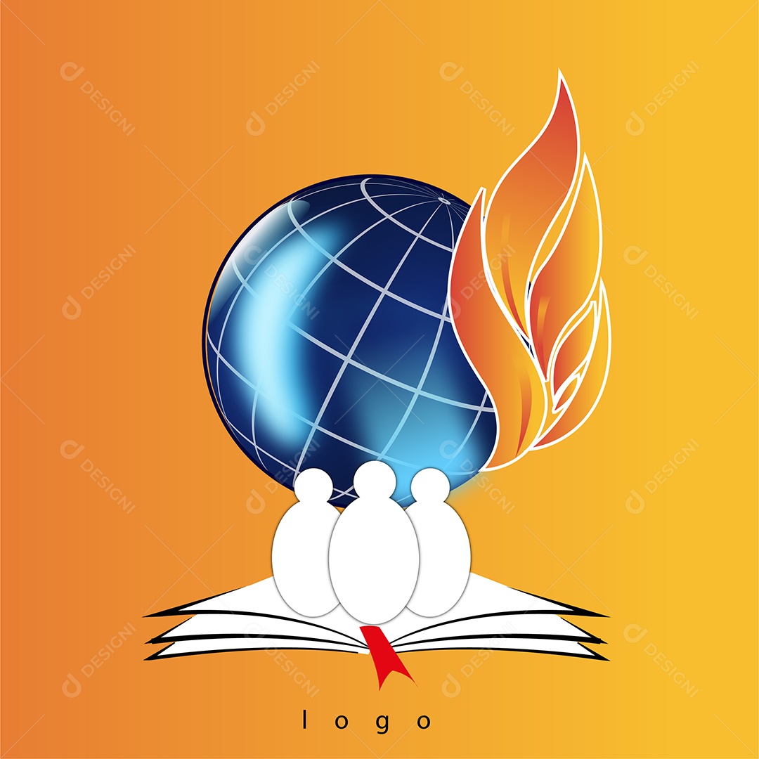 Modelo de Logo Para Igreja Evangélica AI Editável
