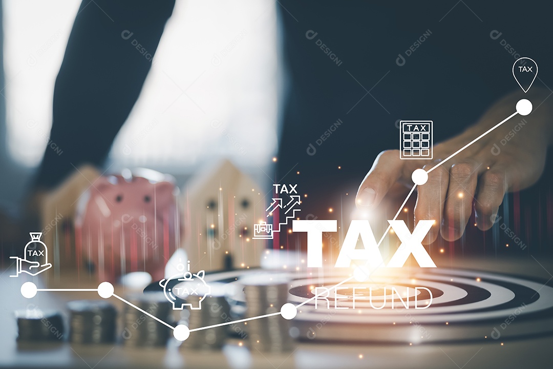 Ganho comerciais no conceito de gráfico do mercado de ações IA