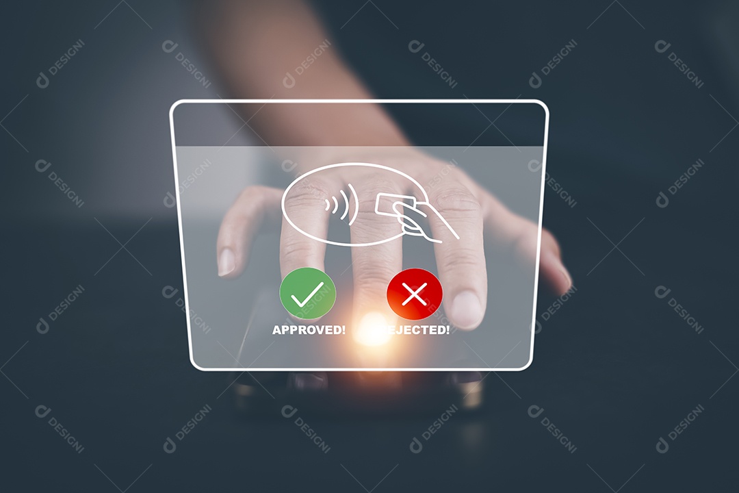 Smartphone com pagamento online gerado pela IA