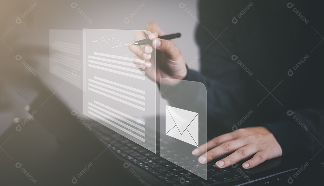 Assinatura de documentos eletrônicos em documentos digitais on-line IA