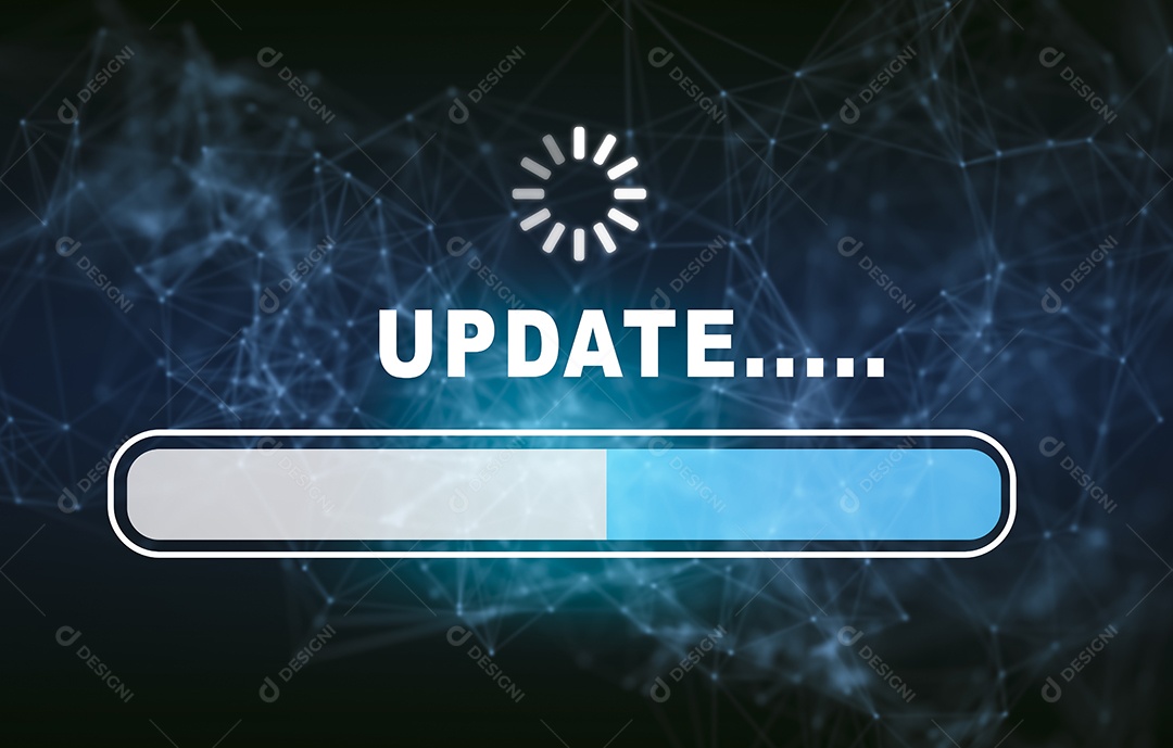 Barra de toque manual de atualização de software de computador atualização de programa tecnologia empresarial internet IA