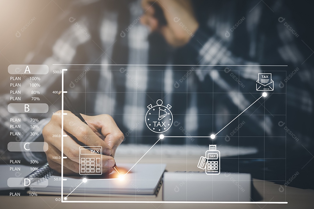 Relógio 24h serviço e conceito de ícone de pessoas empresário mão segurando relógio e linha ícone de pessoas IA