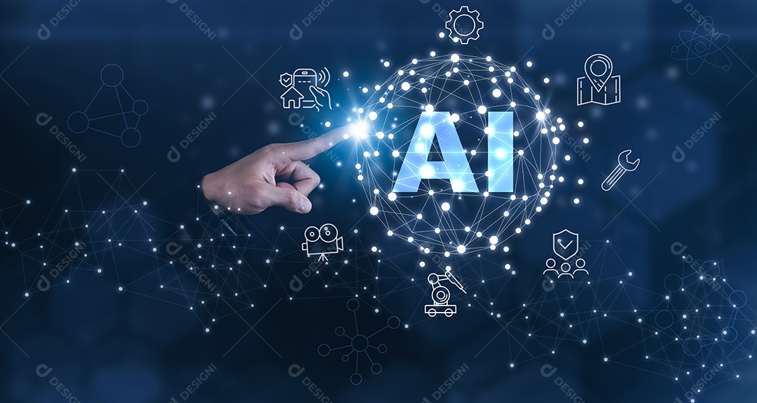 Empresário toca Inteligência Artificial IA