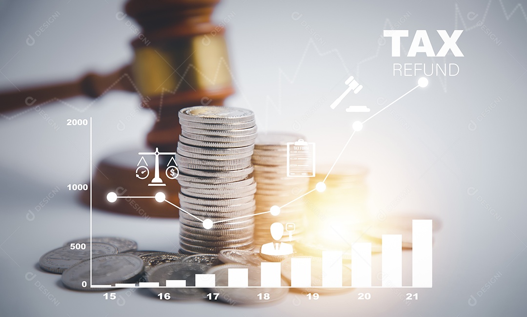 Conceito de banco de Poupança para finanças empresariais IA