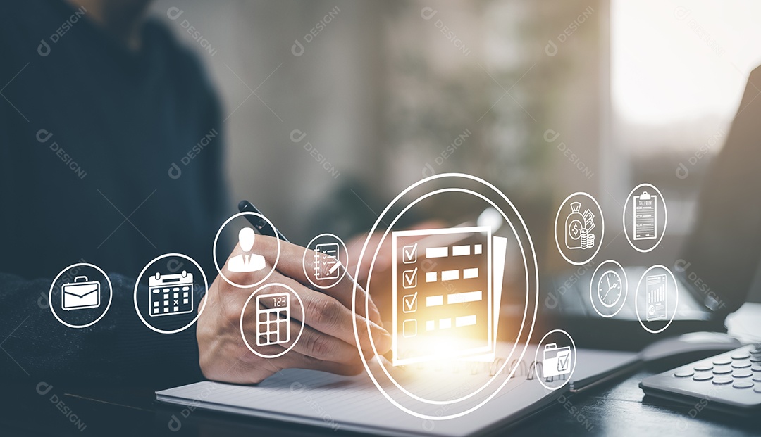 Conceito de banco de dados de documentação on-line e sistema de gerenciamento de documentos