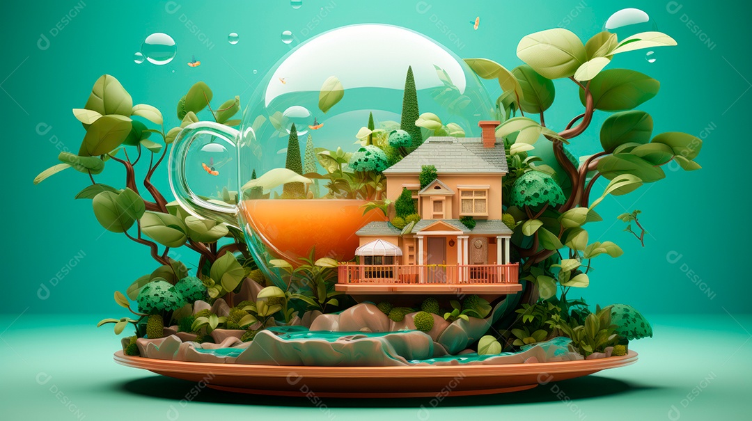 Dia Internacional do Chá, 21 de maio IA generativa.