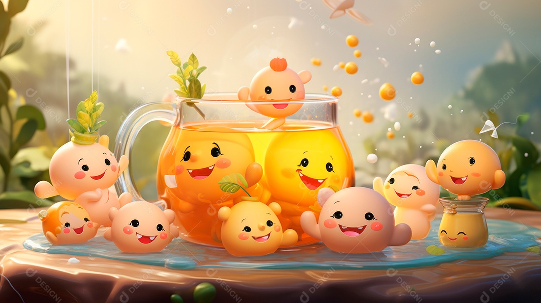 Dia Internacional do Chá, 21 de maio IA generativa.