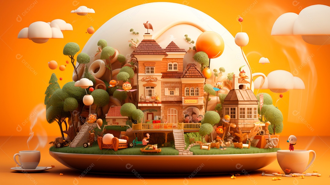 Dia Internacional do Chá, 21 de maio IA generativa.