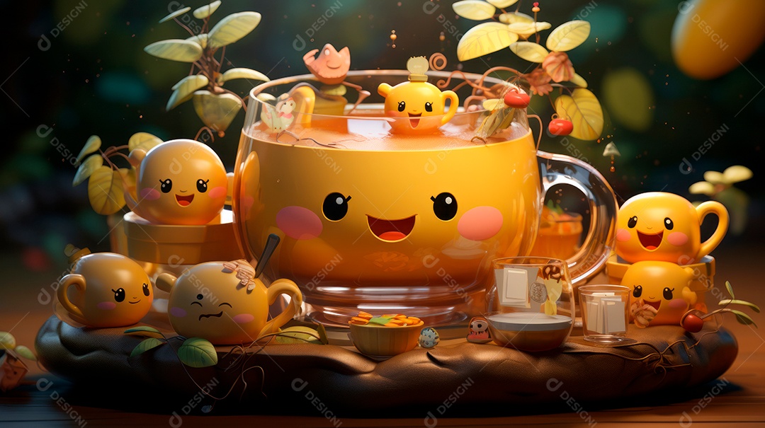 Dia Internacional do Chá, 21 de maio IA generativa.