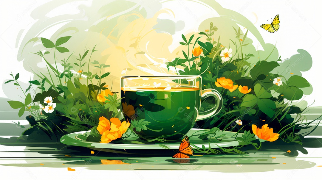 Dia Internacional do Chá, 21 de maio IA generativa.