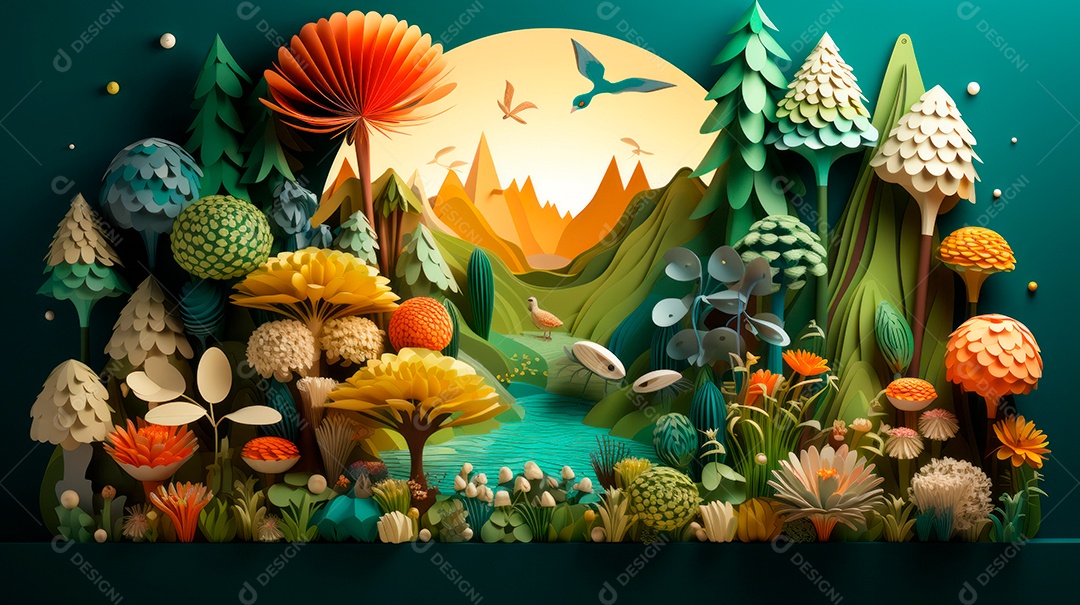 Dia Internacional da Diversidade Biológica 22 de maio IA generativa.