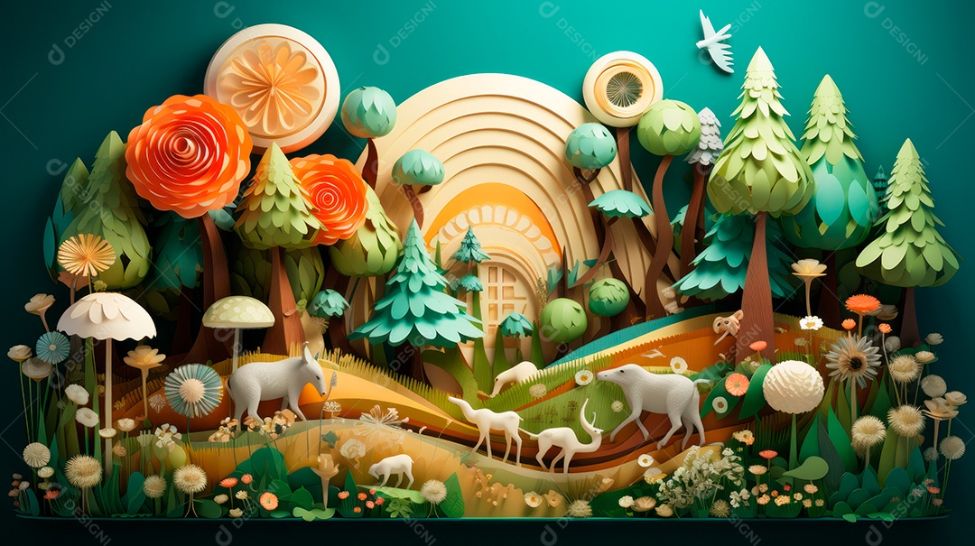 Dia Internacional da Diversidade Biológica 22 de maio IA generativa.