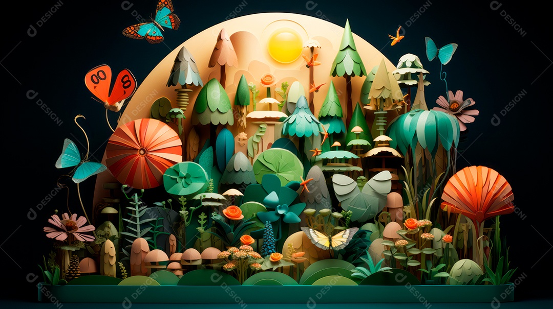 Dia Internacional da Diversidade Biológica 22 de maio IA generativa.