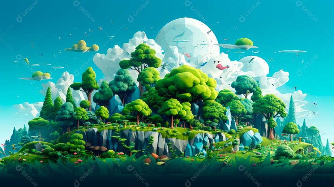 Dia Internacional da Diversidade Biológica 22 de maio IA generativa.