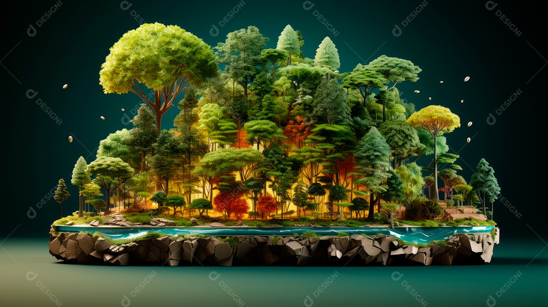 Dia Internacional da Diversidade Biológica 22 de maio IA generativa.