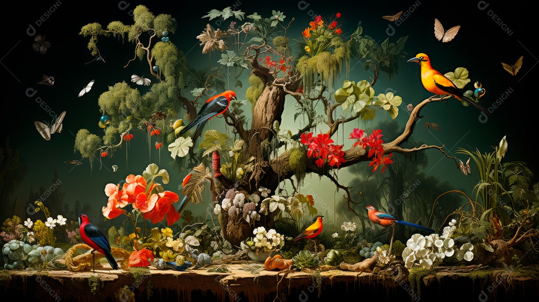 Dia Internacional da Diversidade Biológica 22 de maio IA generativa.