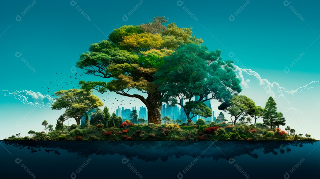 Dia Internacional da Diversidade Biológica 22 de maio IA generativa.