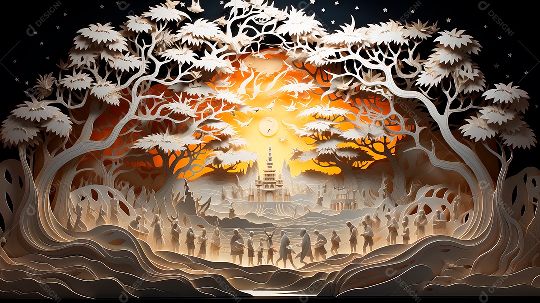 Visakha Bucha Dia 22 de maio IA generativa.