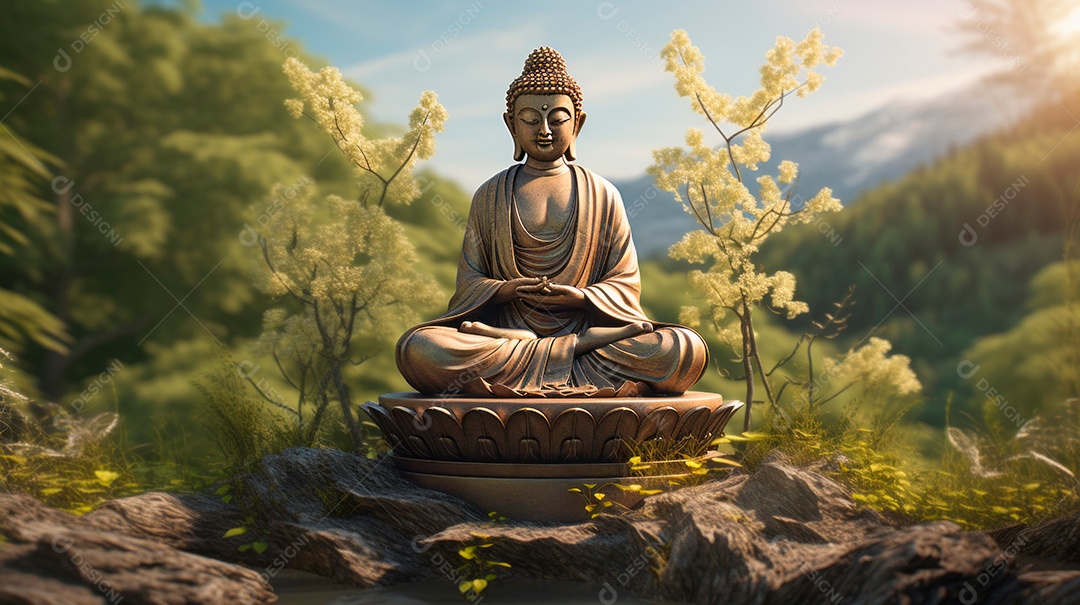 Visakha Bucha Dia 22 de maio IA generativa.