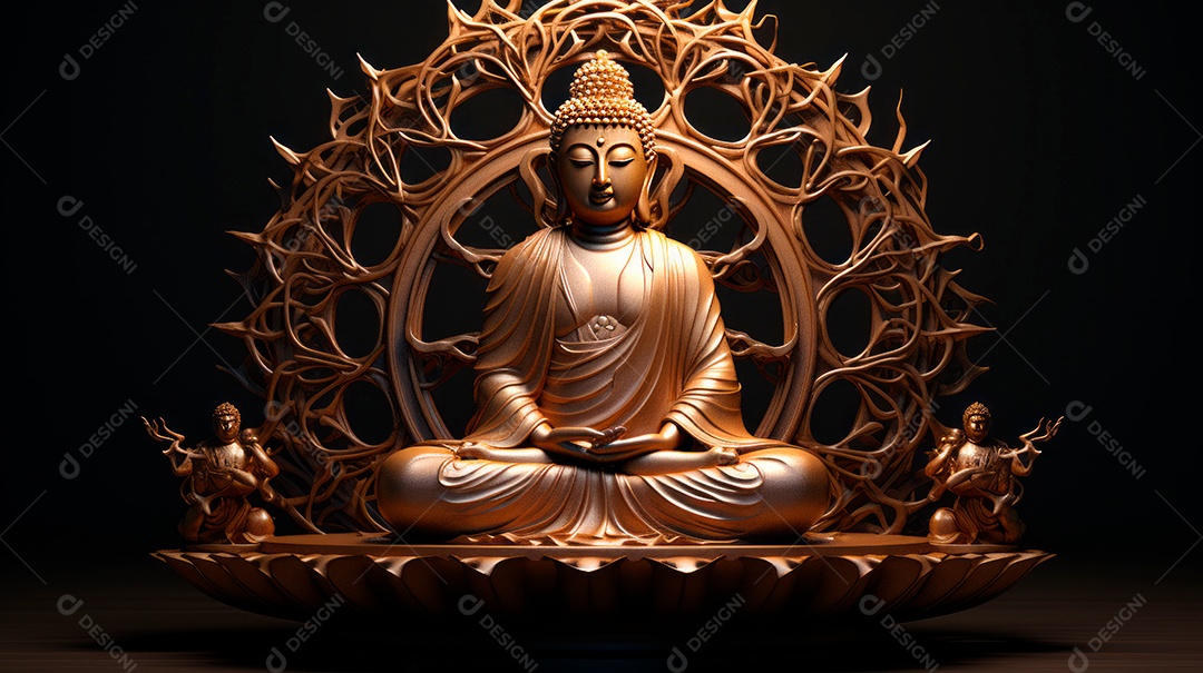 Visakha Bucha Dia 22 de maio IA generativa.