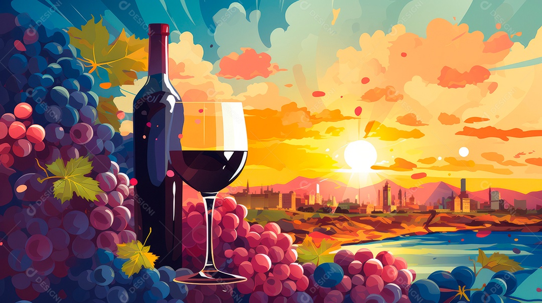 Dia Nacional do Vinho, 25 de maio IA generativa.