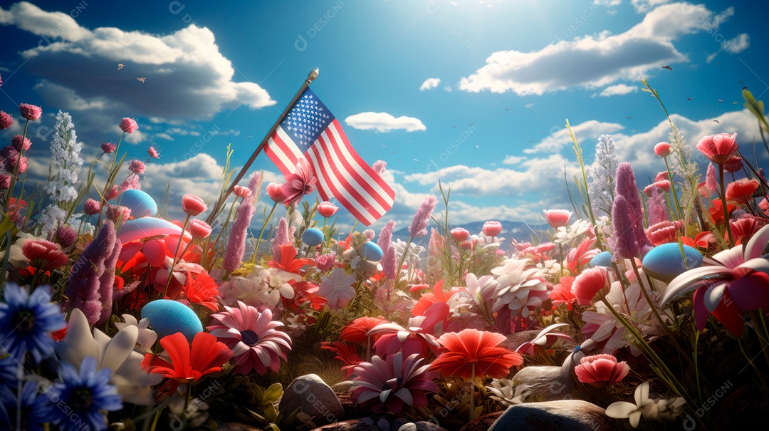 Memorial Dia, lembrando os soldados caídos em todo o mundo, 27 de maio IA generativa.