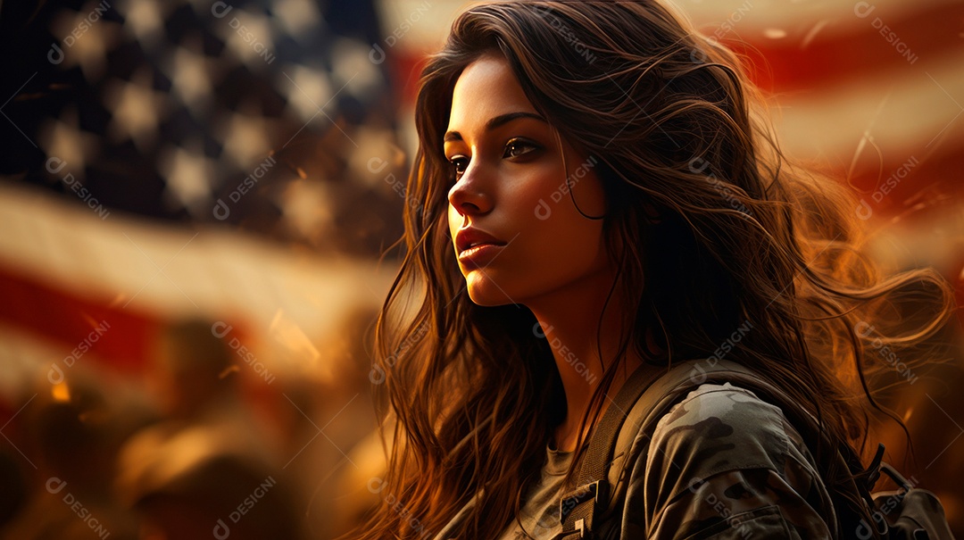 Memorial Dia, lembrando os soldados caídos em todo o mundo, 27 de maio IA generativa.