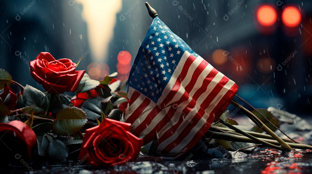 Memorial Dia, lembrando os soldados caídos em todo o mundo, 27 de maio IA generativa.