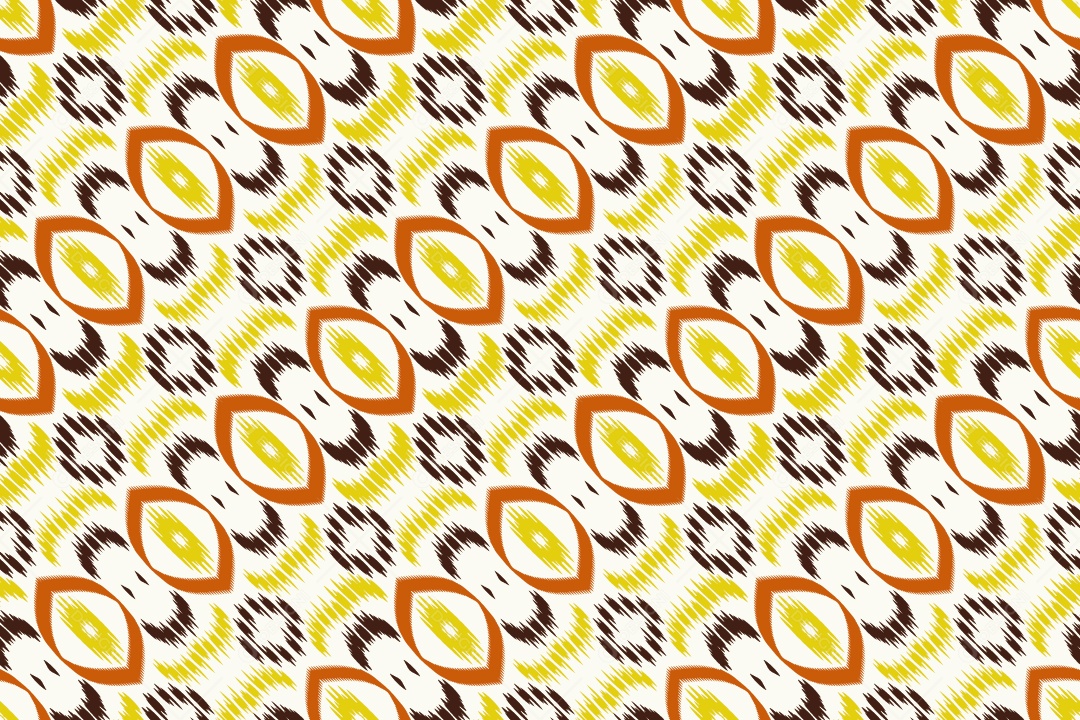 Tecido de Seda Tradicional Padrão Sem Costura Ilustração Vetor EPS