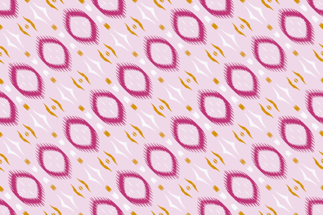 Tecido de Seda Tradicional Padrão Sem Costura Ilustração Vetor EPS