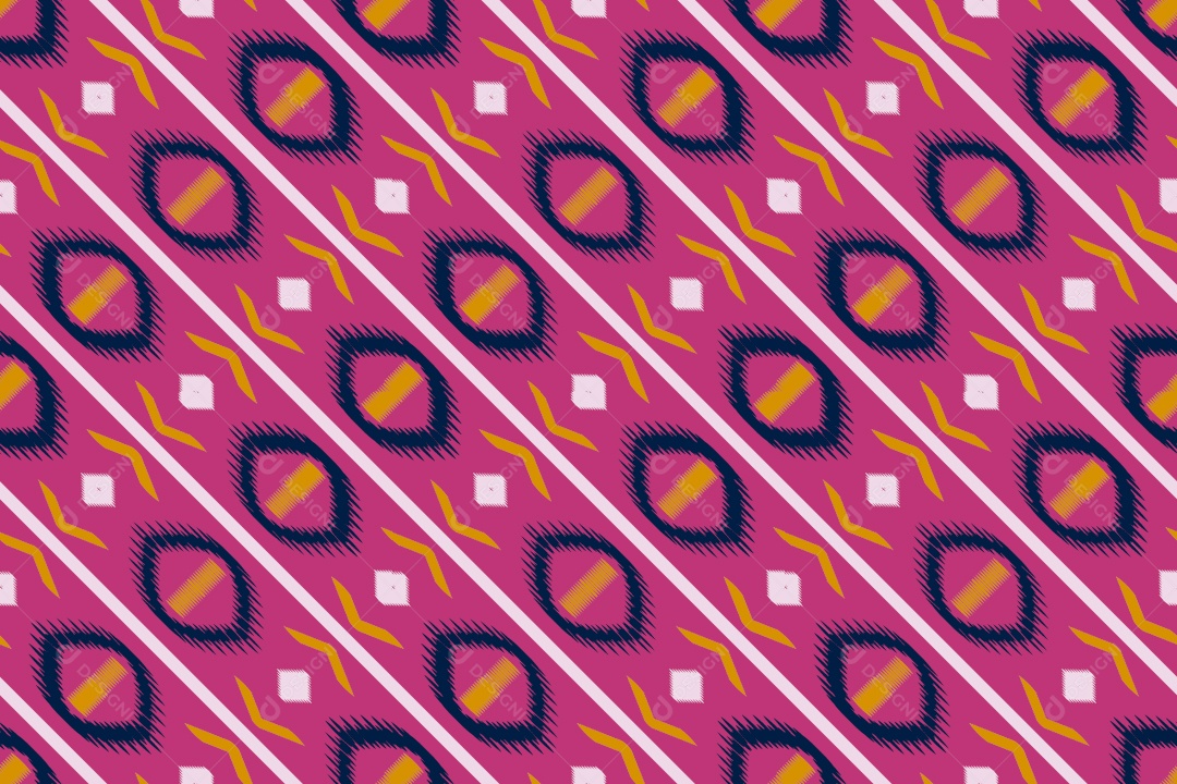 Tecido de Seda Tradicional Padrão Sem Costura Ilustração Vetor EPS