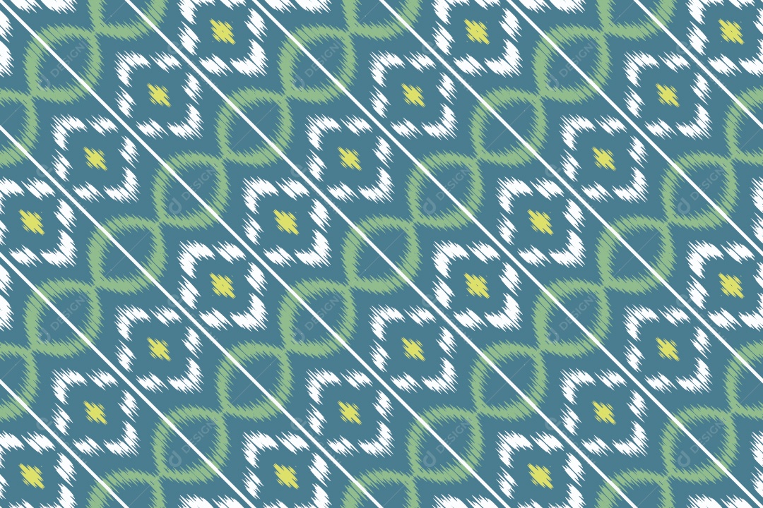 Tecido de Seda Tradicional Padrão Sem Costura Ilustração Vetor EPS