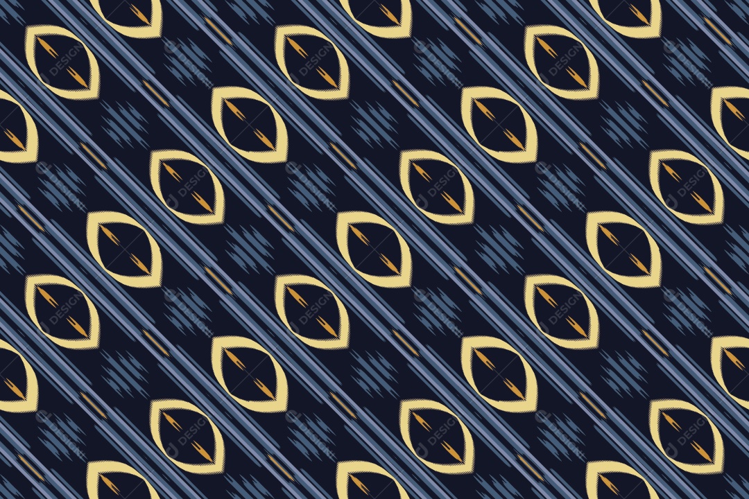 Tecido de Seda Tradicional Padrão Sem Costura Ilustração Vetor EPS