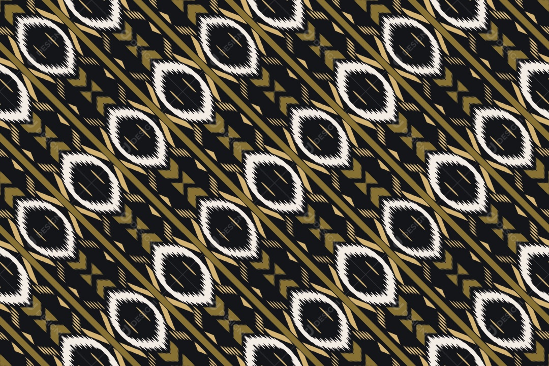 Tecido de Seda Tradicional Padrão Sem Costura Ilustração Vetor EPS