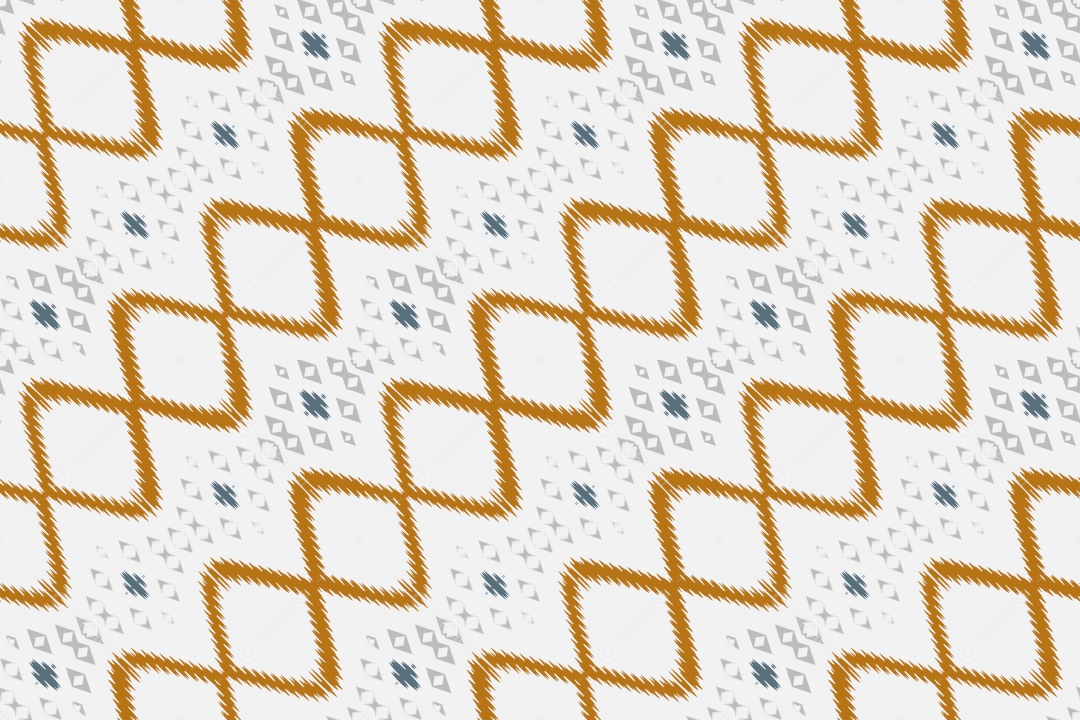 Tecido de Seda Tradicional Padrão Sem Costura Ilustração Vetor EPS