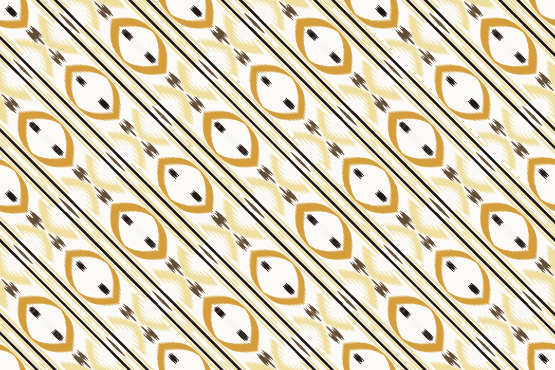 Tecido de Seda Tradicional Padrão Sem Costura Ilustração Vetor EPS