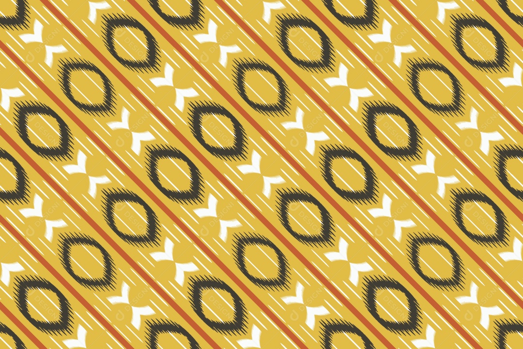 Tecido de Seda Tradicional Padrão Sem Costura Ilustração Vetor EPS