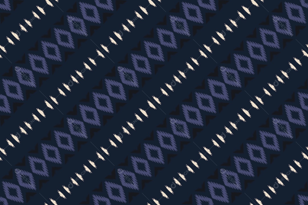 Padrão sem Emenda de Origem Étnica Tribal Colorido Vetor EPS