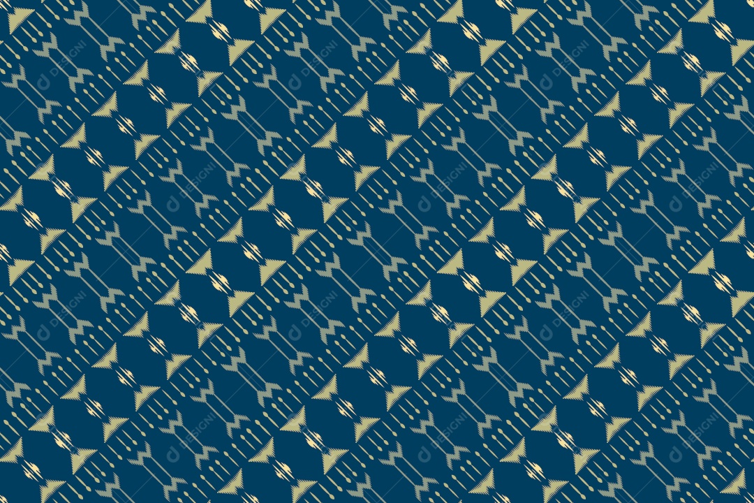 Tecido de Seda Tradicional Padrão Sem Costura Ilustração Vetor EPS